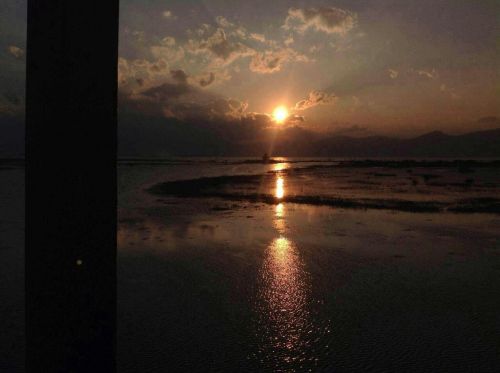 Heho Lake 日落的景色