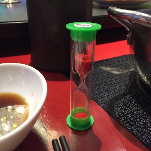 圖三：沙漏計時器