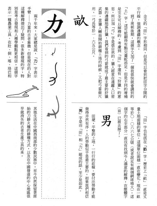 漢字的故事：＜農耕 ( 6-3 )＞