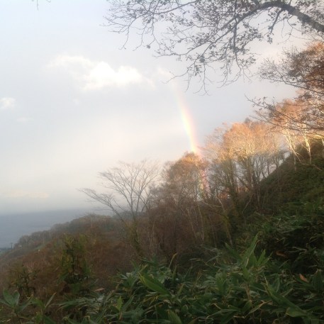 洞爺湖的黃昏景色 2