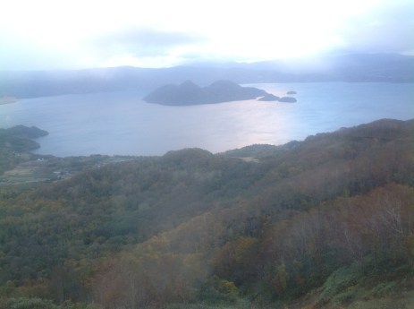 洞爺湖的黃昏景色 3